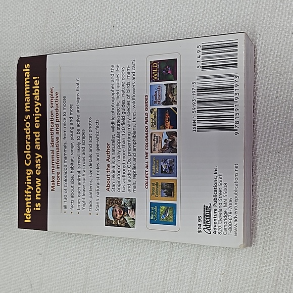 3/$10  Mammals of Colorado Field Guide - Picture 2 of 10